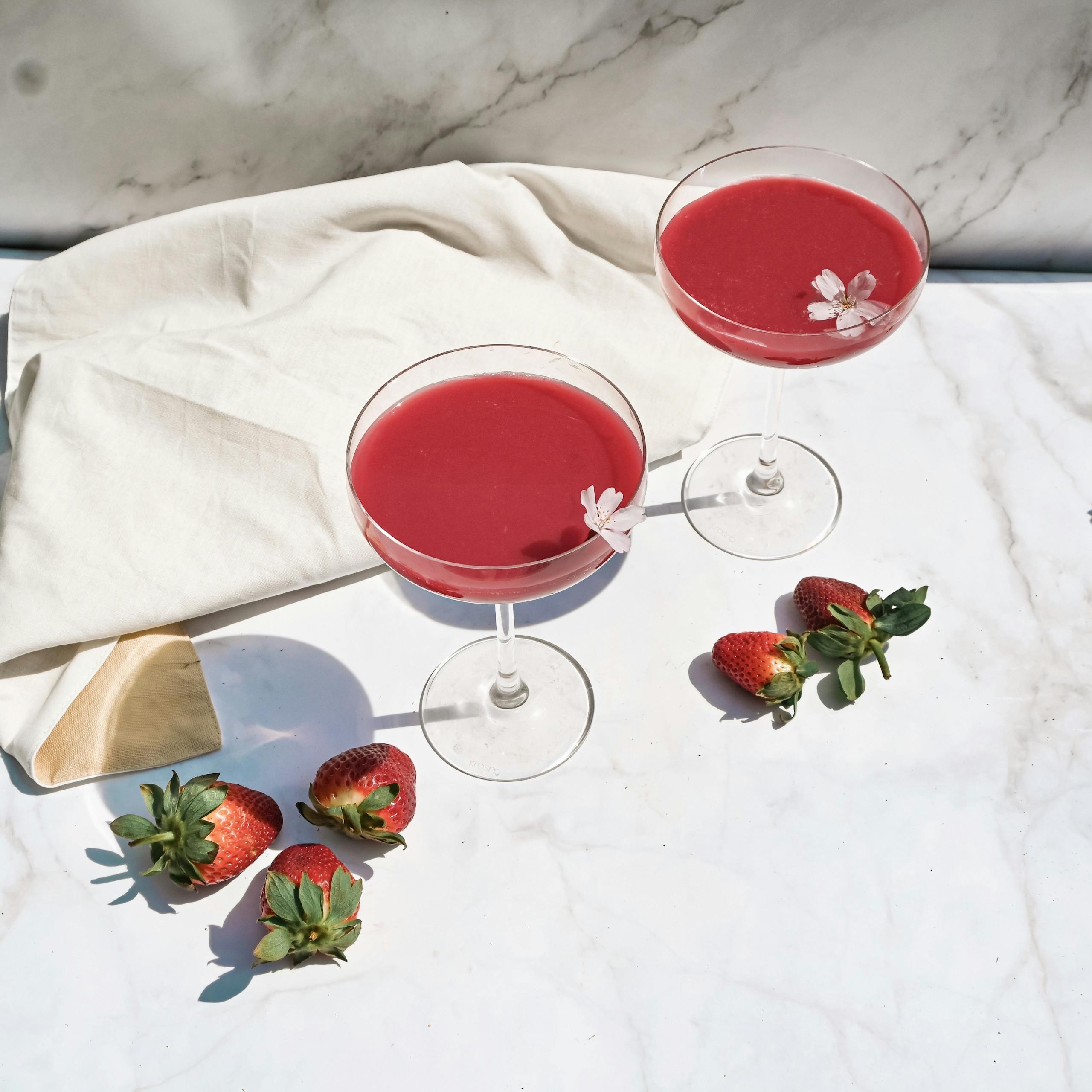Strawberry Daiquiri Cocktail Drinks