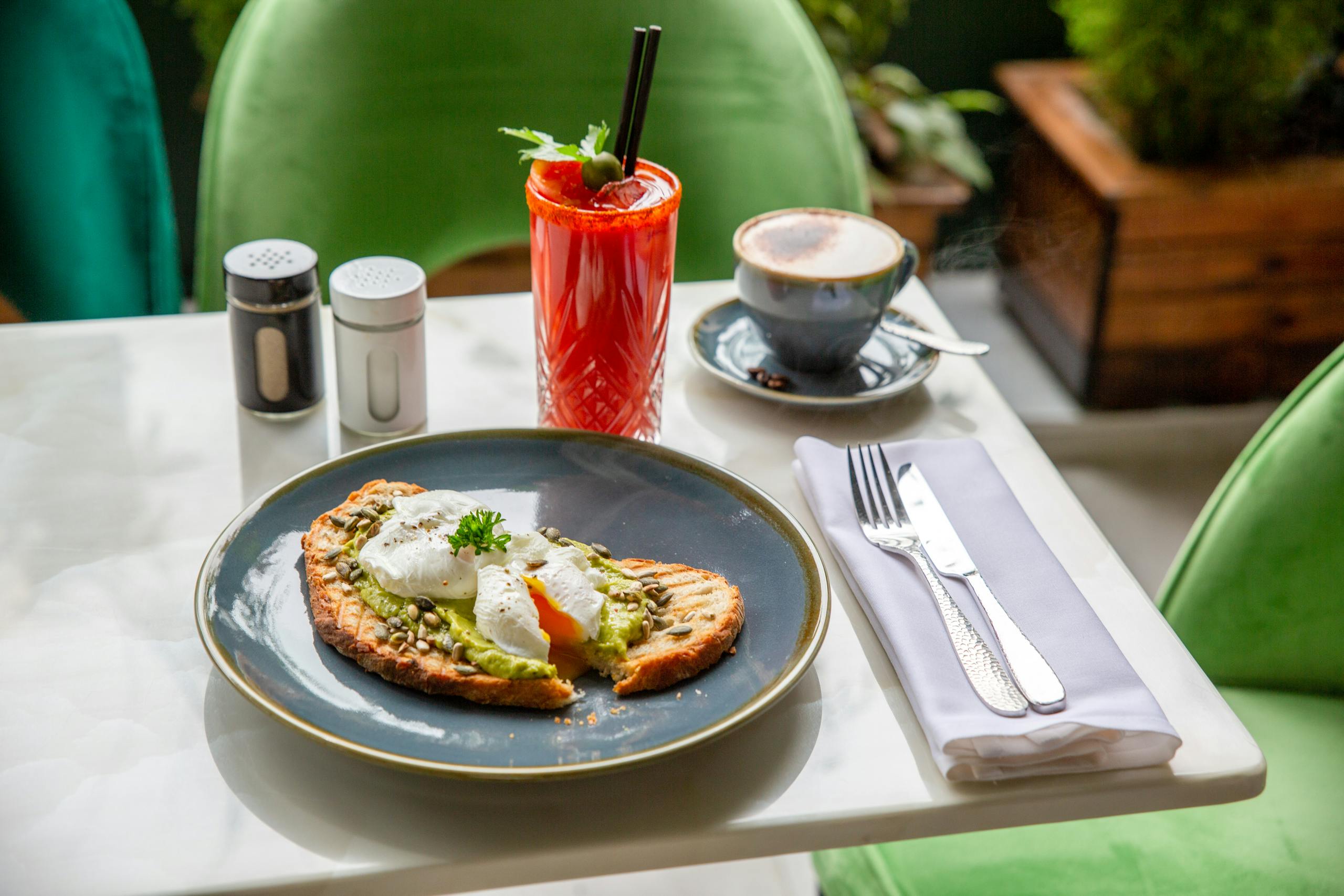 Poached Egg and Avocado on Toast